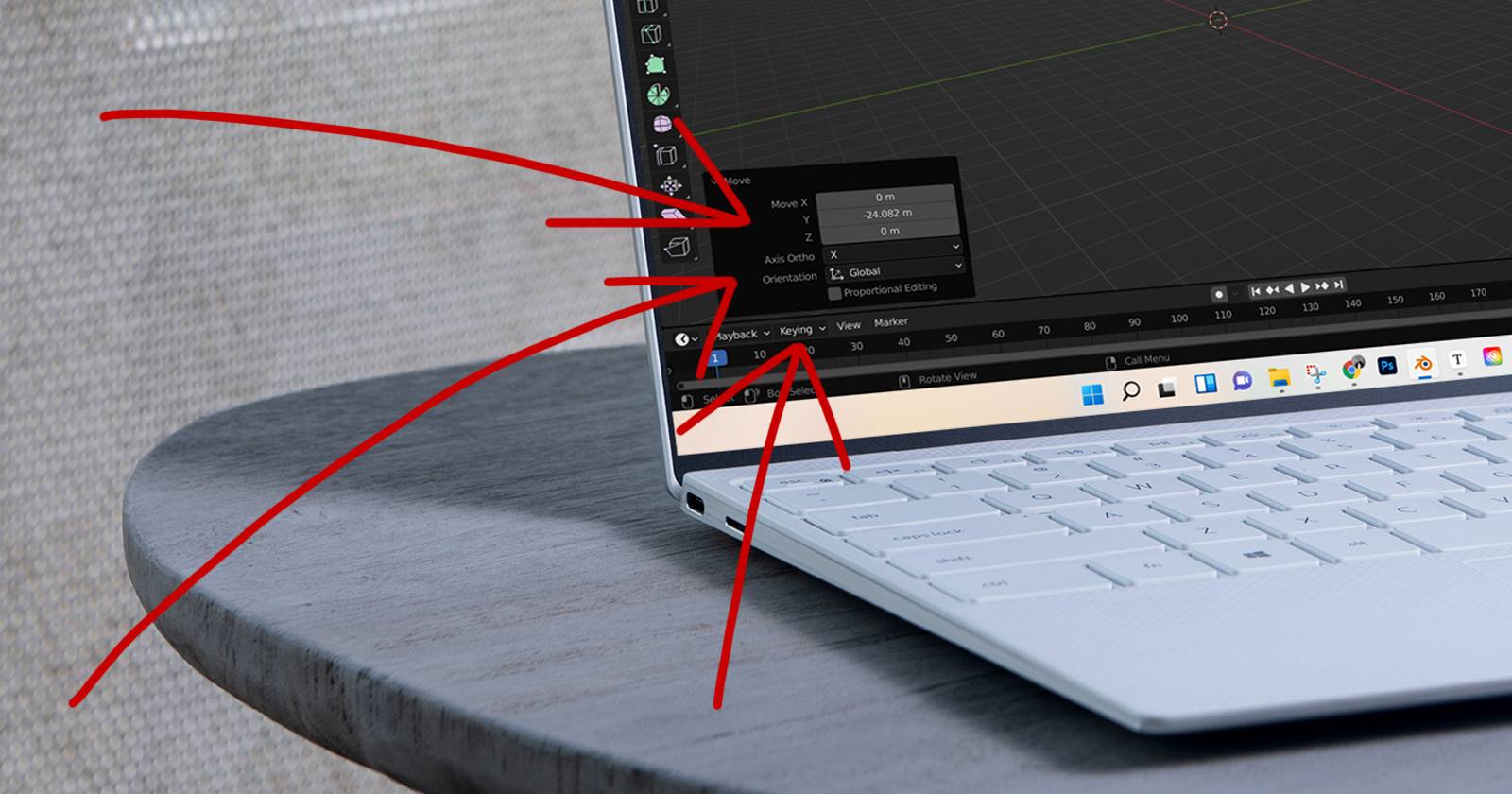 Панель Adjust Last Operation в Blender