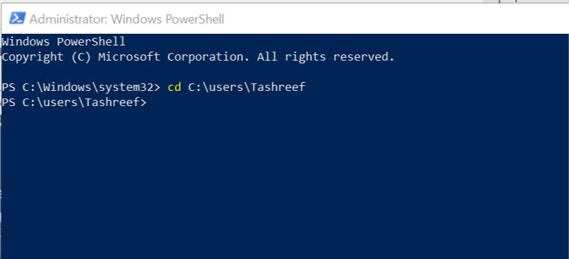 PowerShell от администратора