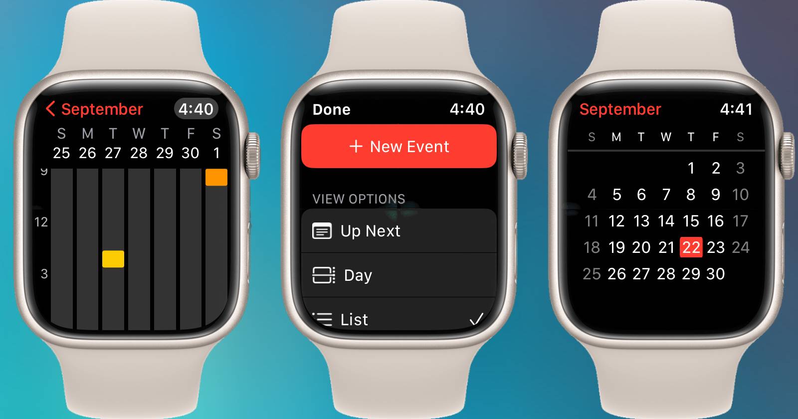 Календарь на Apple Watch — просмотр и добавление