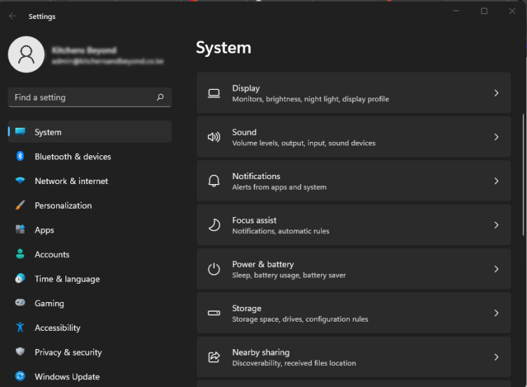 Настройки для изменения папки загрузок