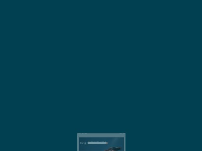 Перетаскивание миниатюры к нижнему краю для закрытия