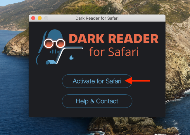 Нажмите на Activate for Safari