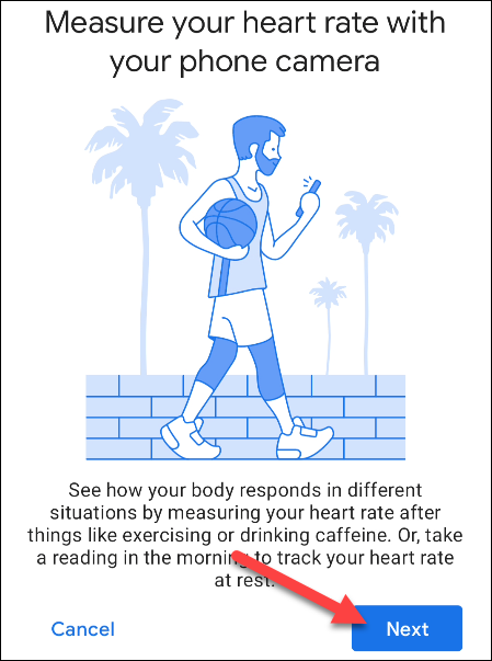 tap next to use camera