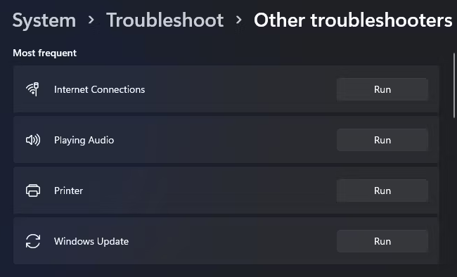 Windows Troubleshooter Netzwerk