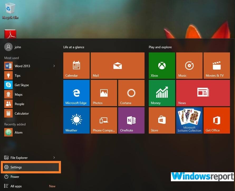Меню Параметры: Программы и компоненты в Windows 10