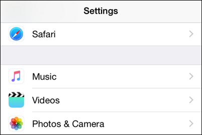 Экран «Настройки» → «Музыка» на iPhone