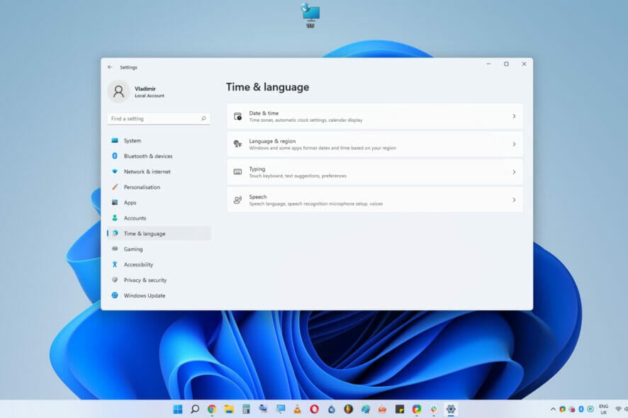 Как изменить язык в Windows 11