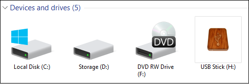 Новый значок в Проводнике после правки реестра