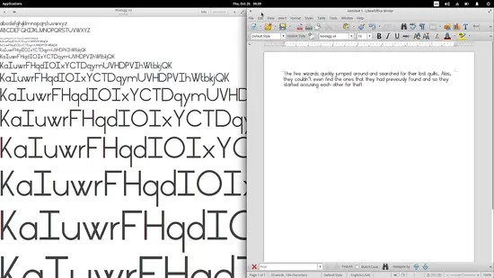 Installation einer Schriftdatei im System und anschließender Verfügbarkeit in LibreOffice