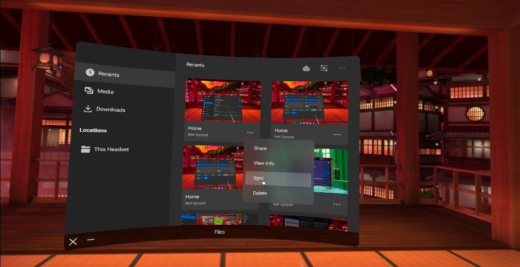 Oculus Quest Sync Photos