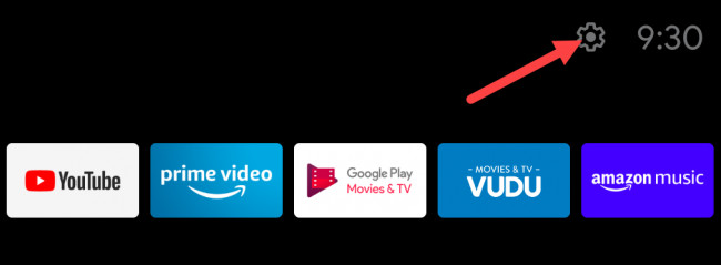 Иконка шестерёнки в правом верхнем углу