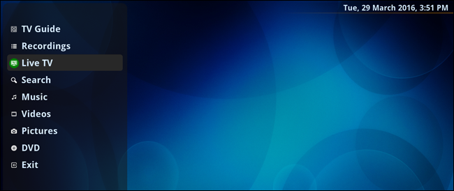 Просмотр Live TV в NextPVR