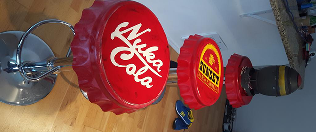 Nuka Cola Sunset Sarsaparilla Bar Stools