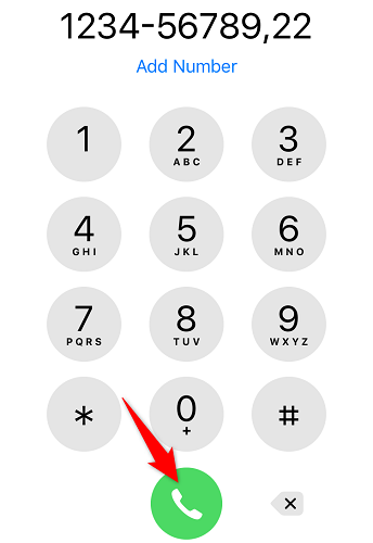Введите внутренний номер и нажмите кнопку вызова.