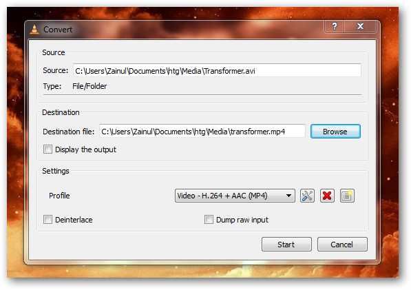 Выбор папки и имени файла для выхода