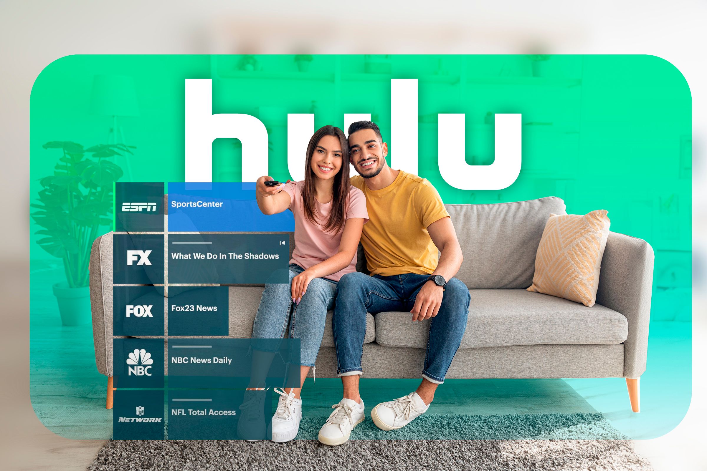Упростите навигацию в Hulu + Live TV