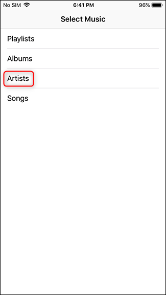 Navigate your music library