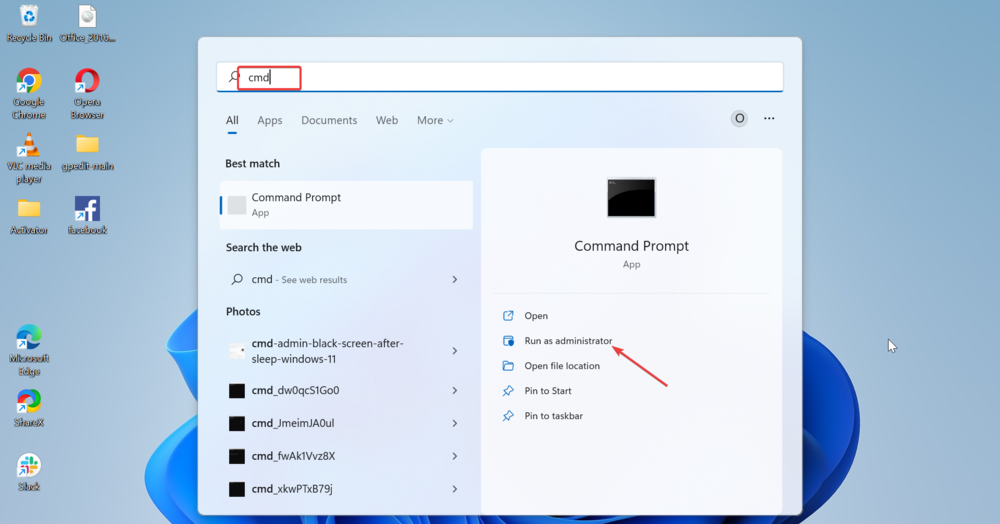 Запуск командной строки от имени администратора