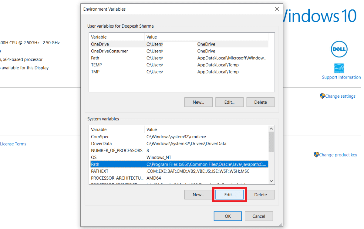 Добавление нового значения в переменную Path