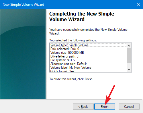 Новый том в Диспетчере дисков и Проводнике