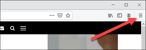 Нажмите на иконку меню в правом верхнем углу окна