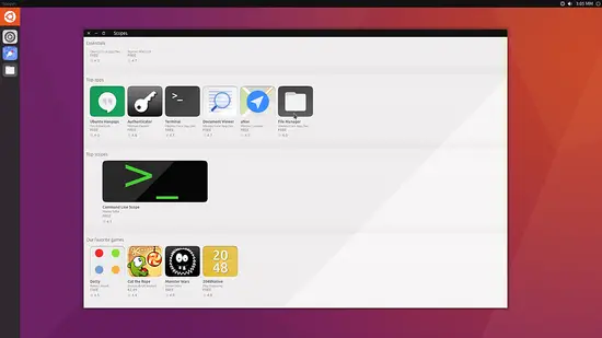 Captures d écran Unity Desktop 3