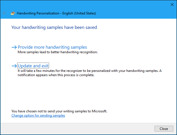 Кнопки сохранения и выхода в мастере персонализации