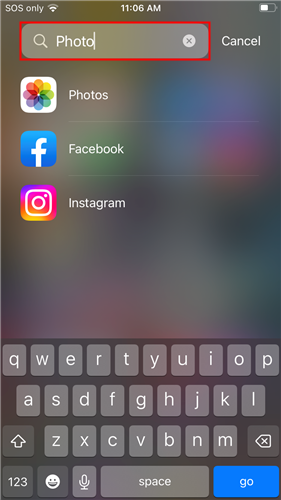 Ввести название приложения в поисковую строку Библиотеки программ. 