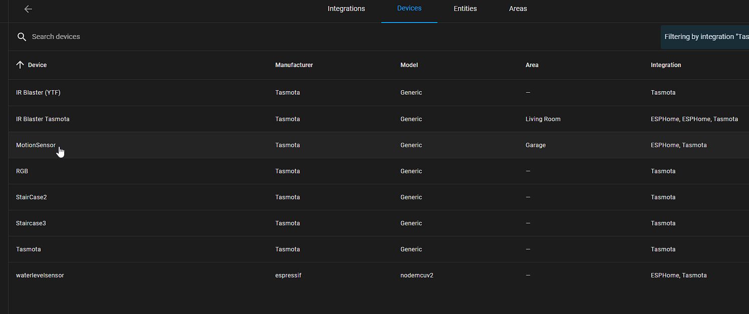image showing add motion sensor to home assistant for home automation