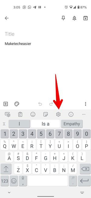Настройки клавиатуры SwiftKey