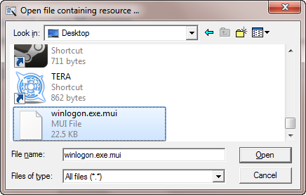 Resource Hacker с открытым winlogon.exe.mui и развёрнутым String Table