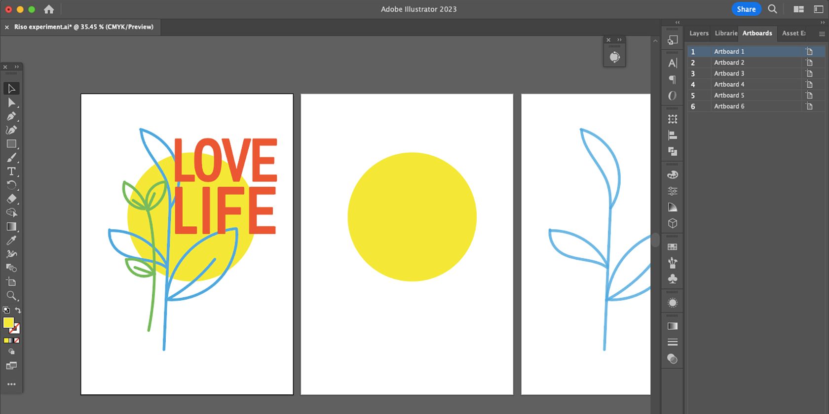 Vector open in Adobe Illustrator
