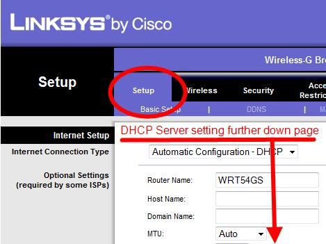 Опция DHCP Server в настройках роутера — включение сервера раздачи адресов
