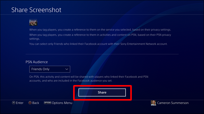 Успешно отправленное сообщение с изображением скриншота