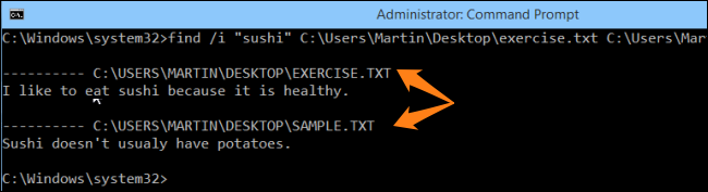Поиск в нескольких файлах