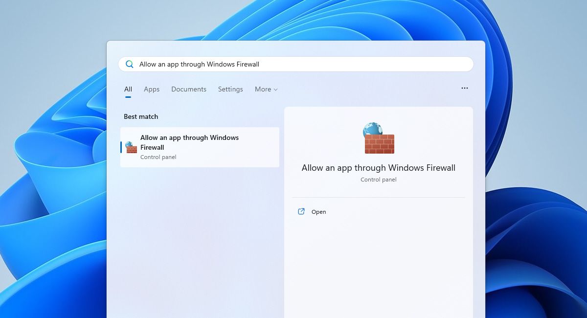 Область поиска Windows с примером