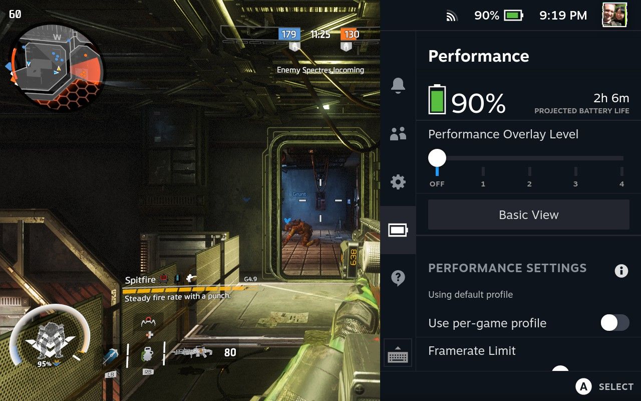 Titanfall 2 запущен на Steam Deck с индикатором оставшегося времени