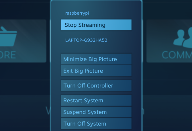 Остановка Steam Link на Raspberry Pi