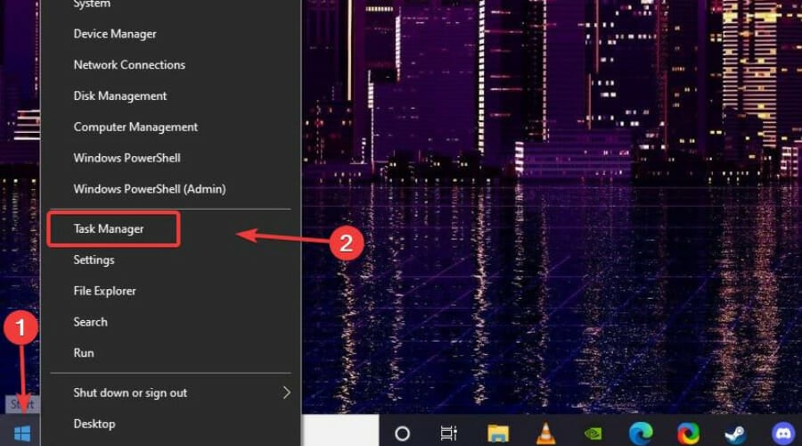 Диспетчер задач Windows, вкладка процессов