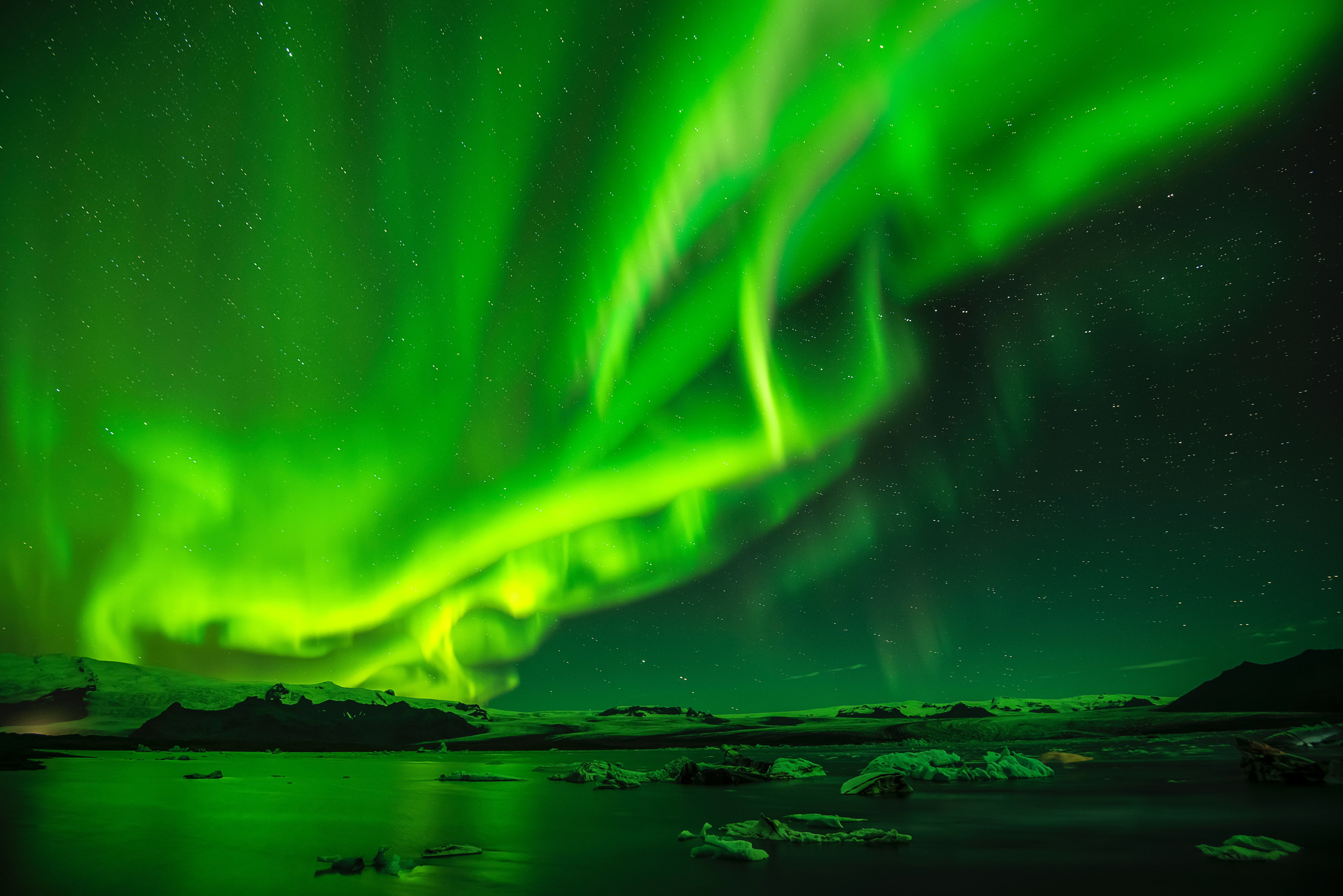 Photo of the Northern Lights in Iceland