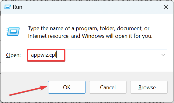Список установленных программ через appwiz.cpl