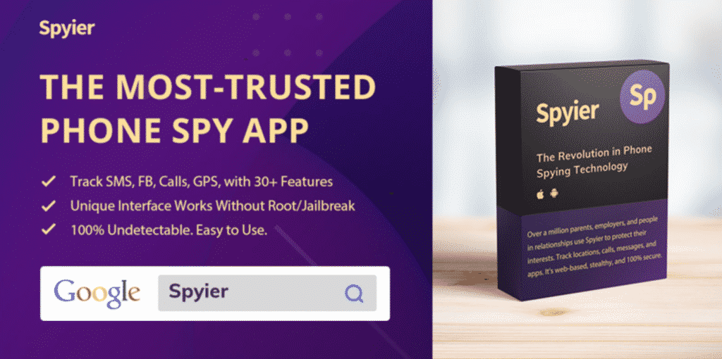 Скриншот: функции Spyier и интерфейс веб-панели