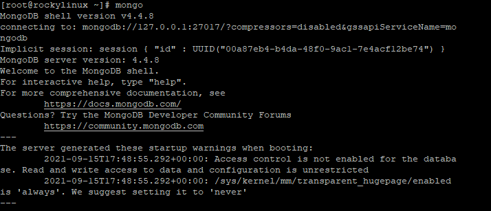 MongoDB Shell