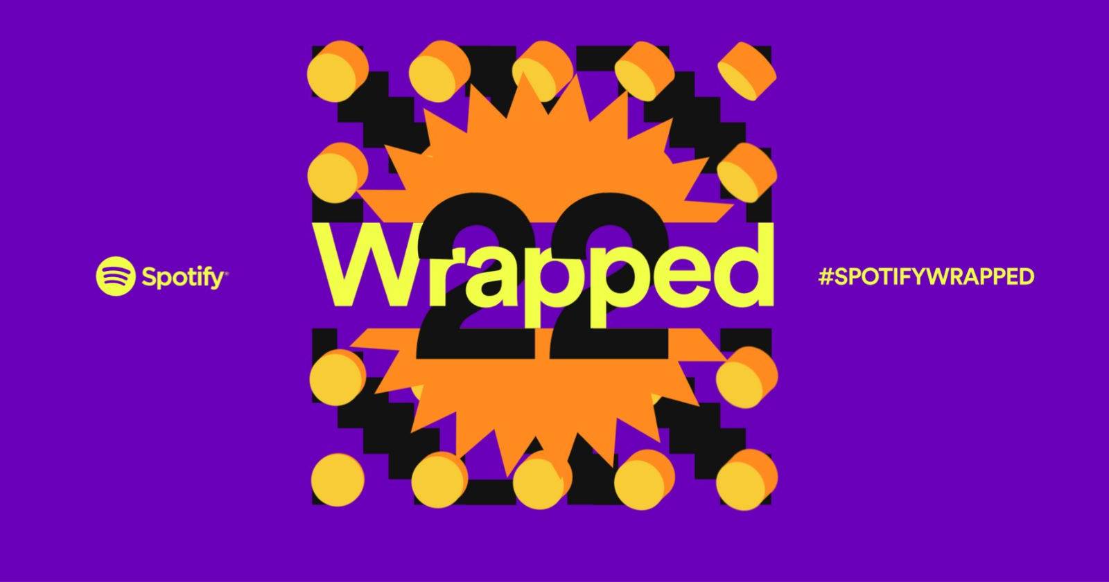 Изображение промо‑обложки Spotify Wrapped 2022 для пользователей