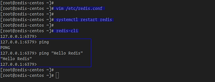 Редактирование конфигурации Redis