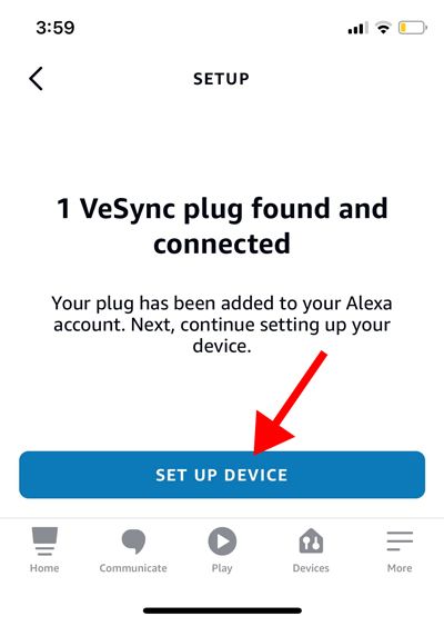 Tap Set Up Device