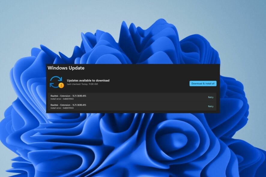 Как исправить ошибку 0x8007013 в Windows 11