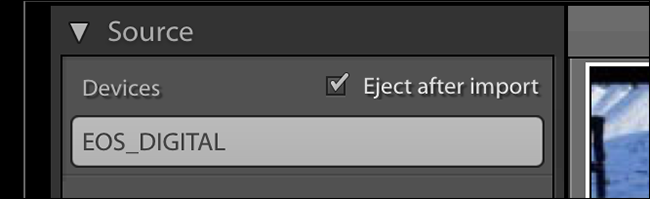 Опция извлечения после импорта
