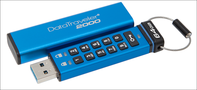 Зашифрованная флеш‑накопка Kingston с цифровой клавиатурой