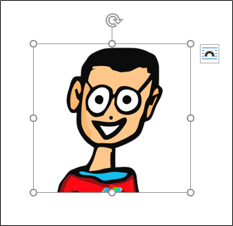 Выделенное изображение в документе Word